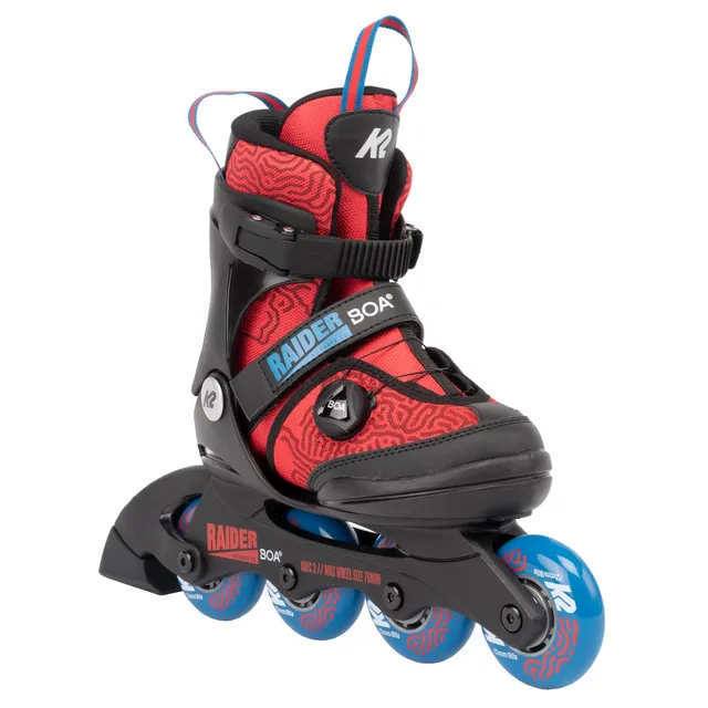 k2-raider-boa-kinder-inline-skate-red-blue image 1