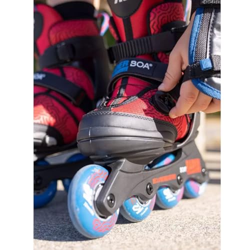 k2-raider-boa-kinder-inline-skate-red-blue image 7