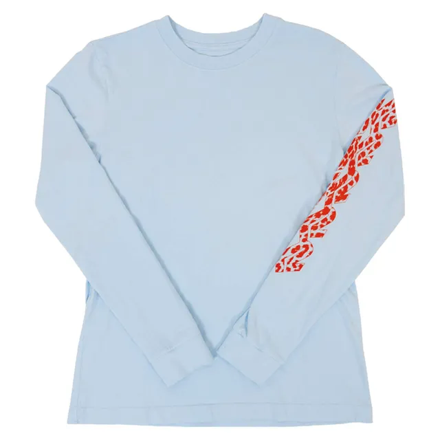 k2-chain-logo-long-sleeve-damen-blau-gr-l-langarmshirt-baumwolle image 1