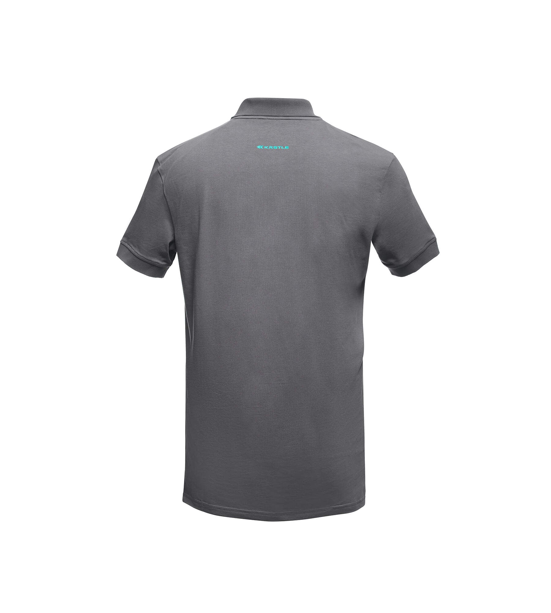 k-stle-polo-men-poloshirt-grau-mint-logo image 2