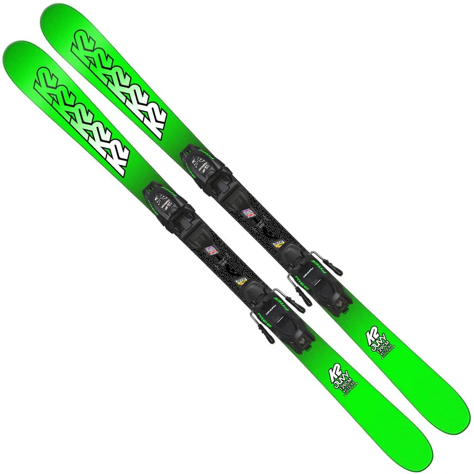 k2-juvy-fdt-4-5-kinder-ski-set-mit-bindung-129-cm-mehrfarbig image 1