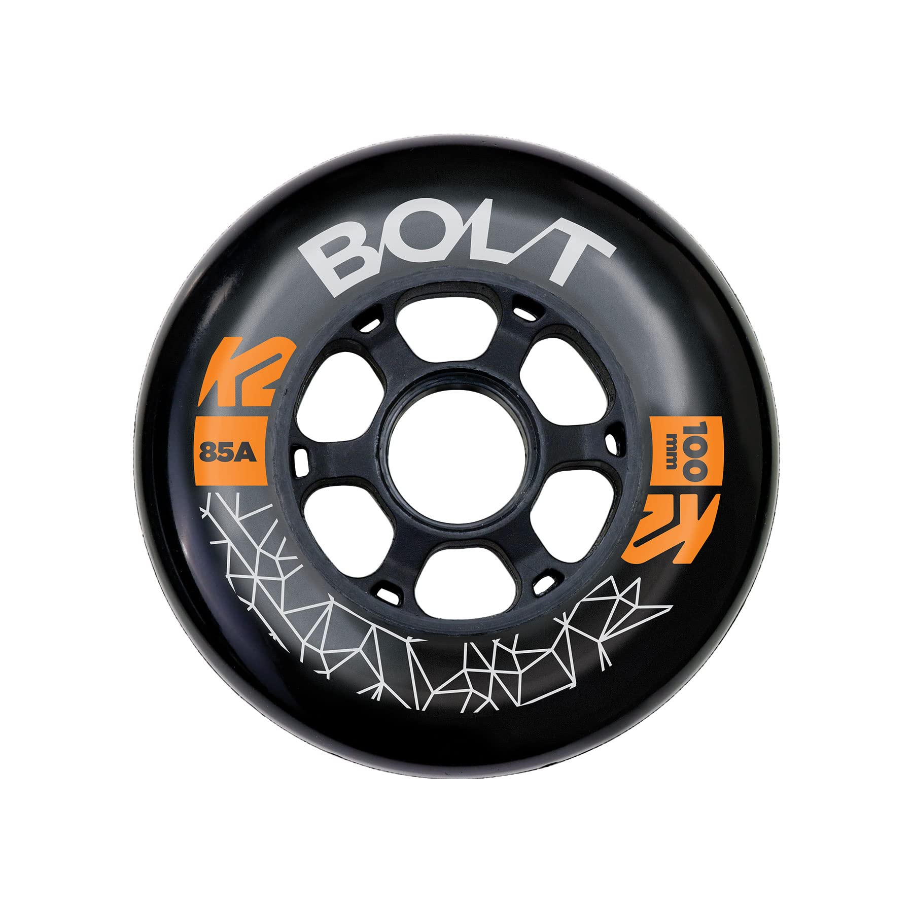k2-bolt-100-mm-85a-4-wheel-pack-inline-rollen-schwarz image 1