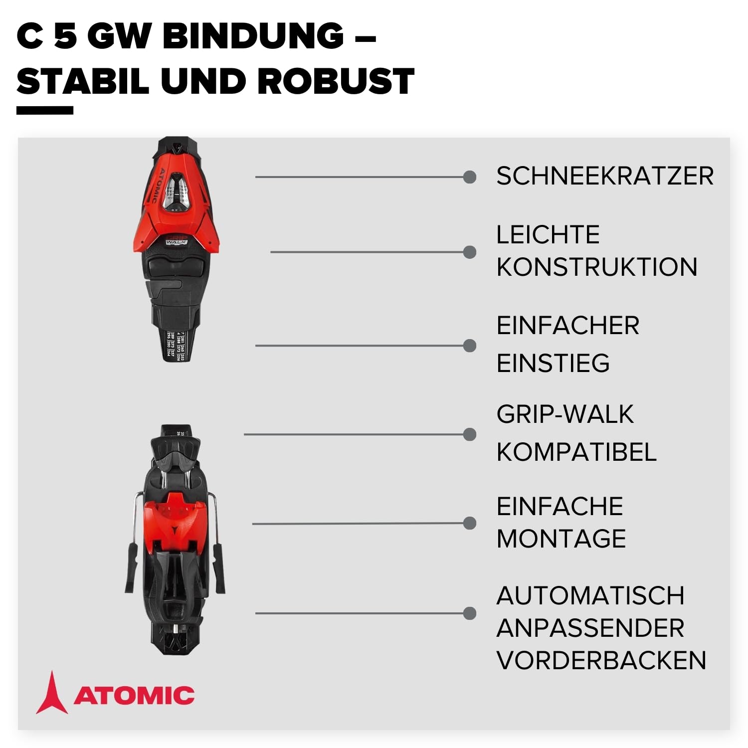 atomic-redster-j2-kinder-ski-rot-100-120-cm image 6