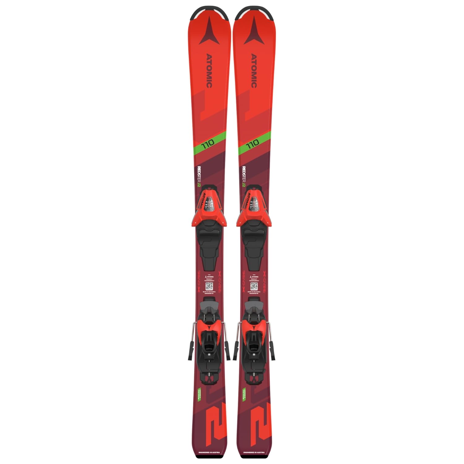 atomic-redster-j2-kinder-ski-rot-100-120-cm image 1