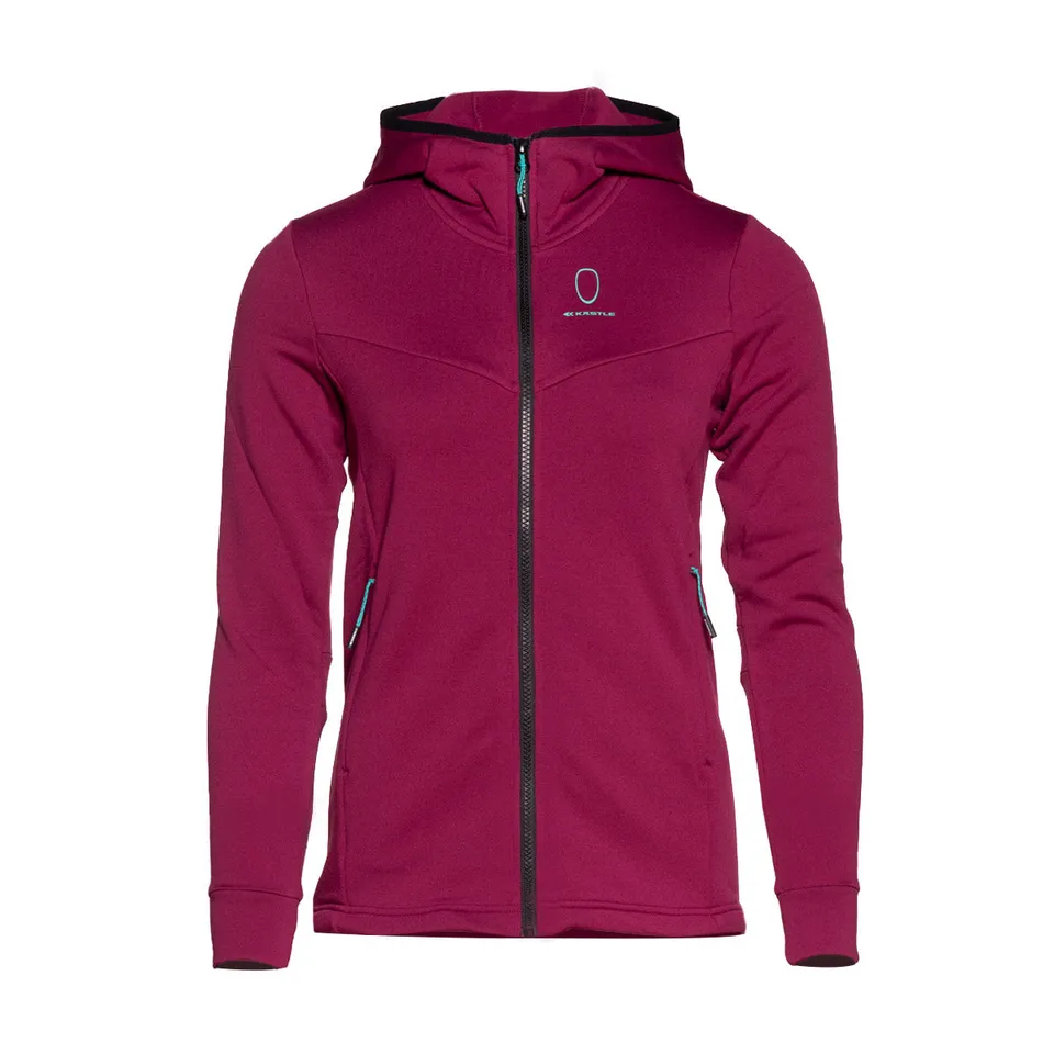 k-stle-zipper-hoody-pocket-women-kapuzenjacke image 1