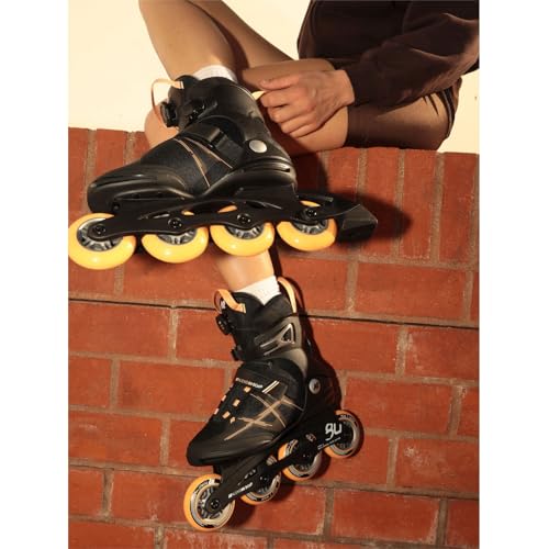 k2-alexis-80-boa-inline-skates-2025-black-peach-damen-boa-fit-system image 8