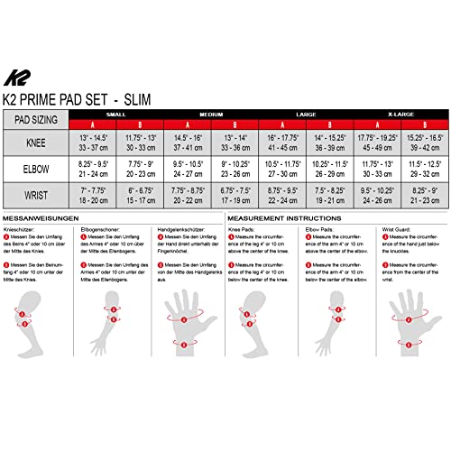 k2-prime-pad-set-slim-protektoren-set-schwarz-blau image 7