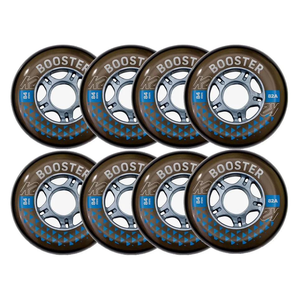 k2-booster-84-mm-82a-rollen-8er-pack-mit-ilq-7-kugellagern-schwarz image 1