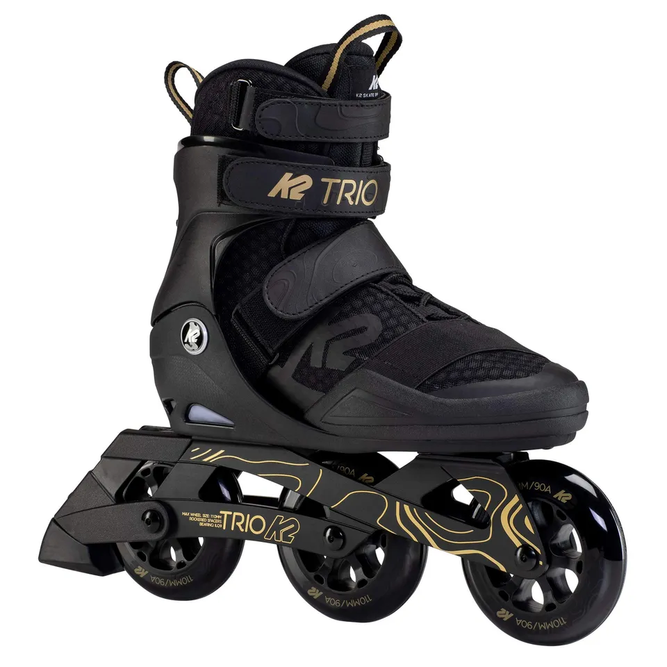 k2-trio-110-inline-skate-2021-black-gold-3x110mm-fitnessskate image 1
