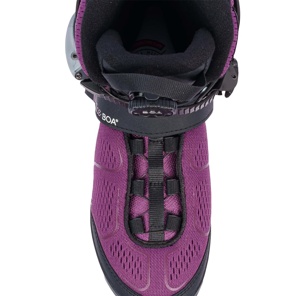 k2-alexis-ice-boa-damen-schlittschuhe-lila-mit-edelstahl-kufen image 2
