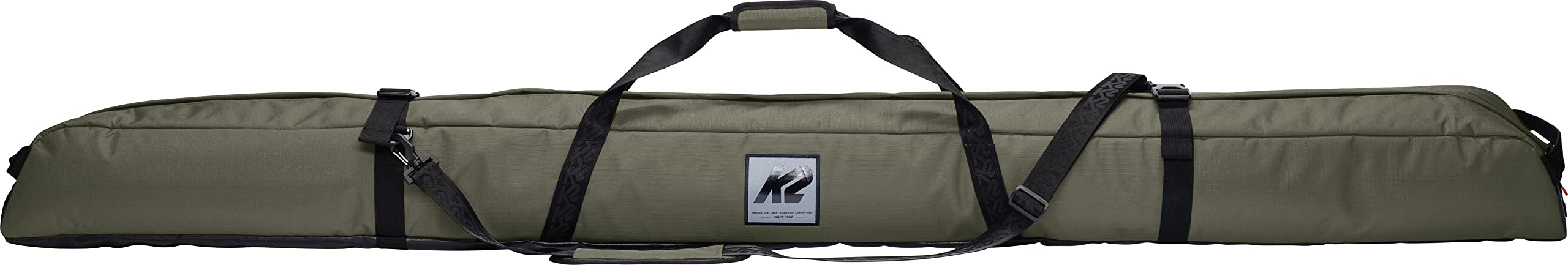 k2-single-padded-ski-bag-skitasche-175-cm-40l-mlt-green image 1