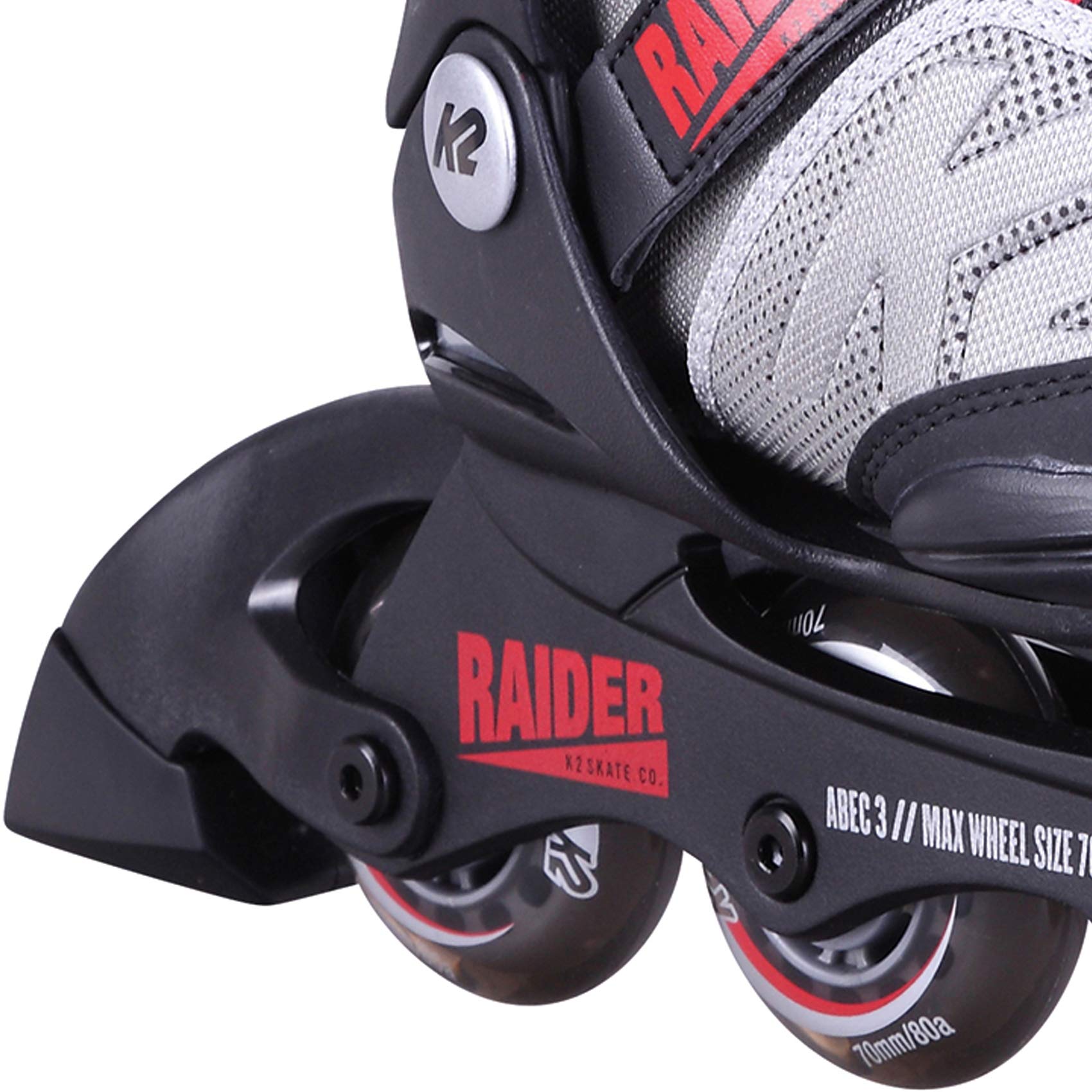 k2-raider-kinder-inline-skates-grey-red-black-verstellbar image 6