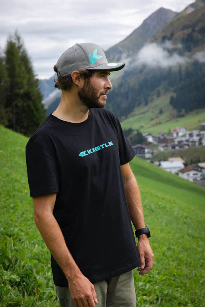 k-stle-t-shirt-logo-mint-herren-baumwoll-shirt-schwarz-mit-mint-logo image 3