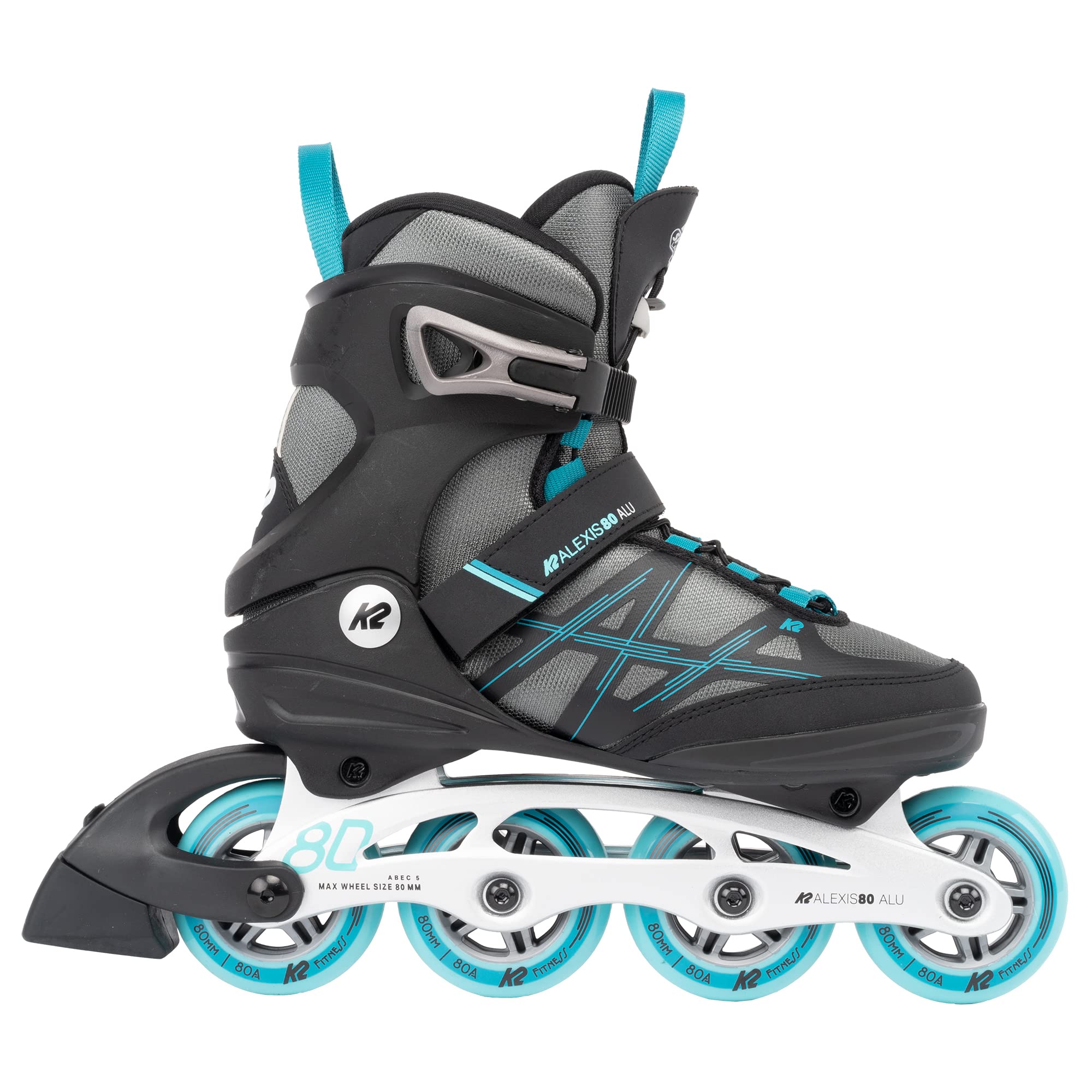 k2-alexis-80-alu-inline-skate-grey-cyan image 3