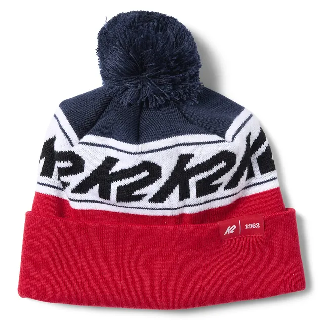 k2-old-school-beanie-m-tze-unisex-rot-wei-blau image 1