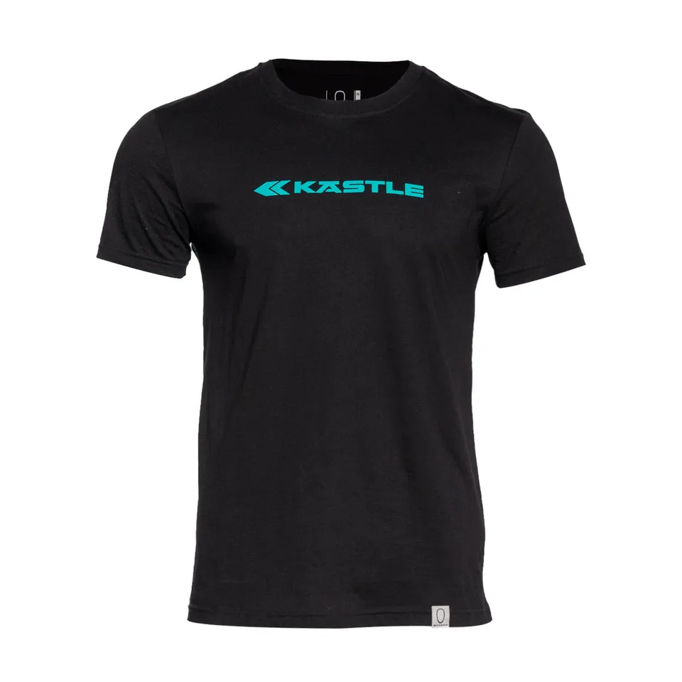 k-stle-t-shirt-logo-mint-herren-baumwoll-shirt-schwarz-mit-mint-logo image 1
