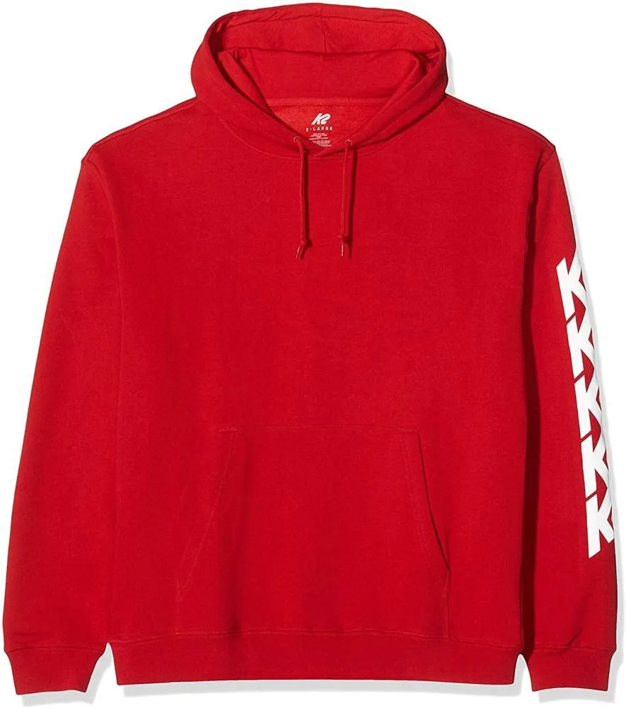 k2-chain-logo-pullover-unisex-rot-gr-e-l-100-baumwolle image 1