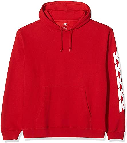 k2-chain-logo-pullover-unisex-rot-gr-e-l-100-baumwolle image 2
