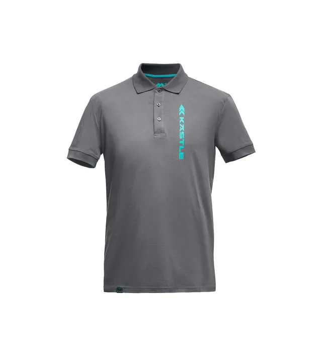 k-stle-polo-men-poloshirt-grau-mint-logo image 1