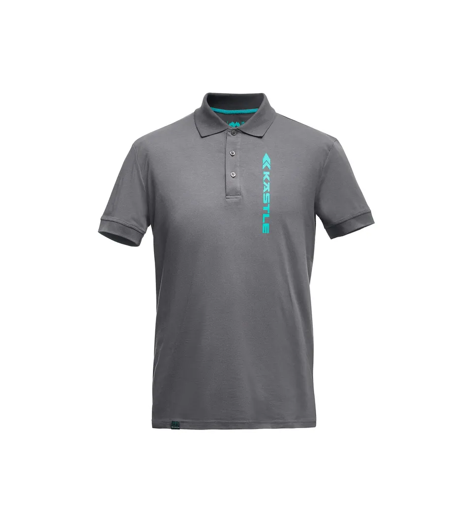 k-stle-polo-men-poloshirt-grau-mint-logo image 1