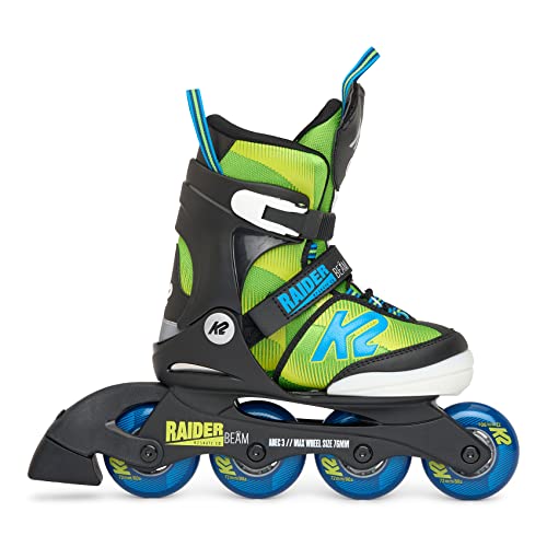 k2-raider-beam-kinder-inline-skates-2025-green-blue-mit-led image 6