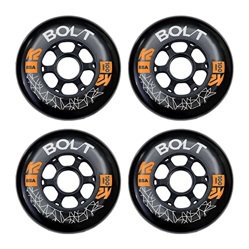 k2-bolt-100-mm-85a-4-wheel-pack-inline-rollen-schwarz image 4