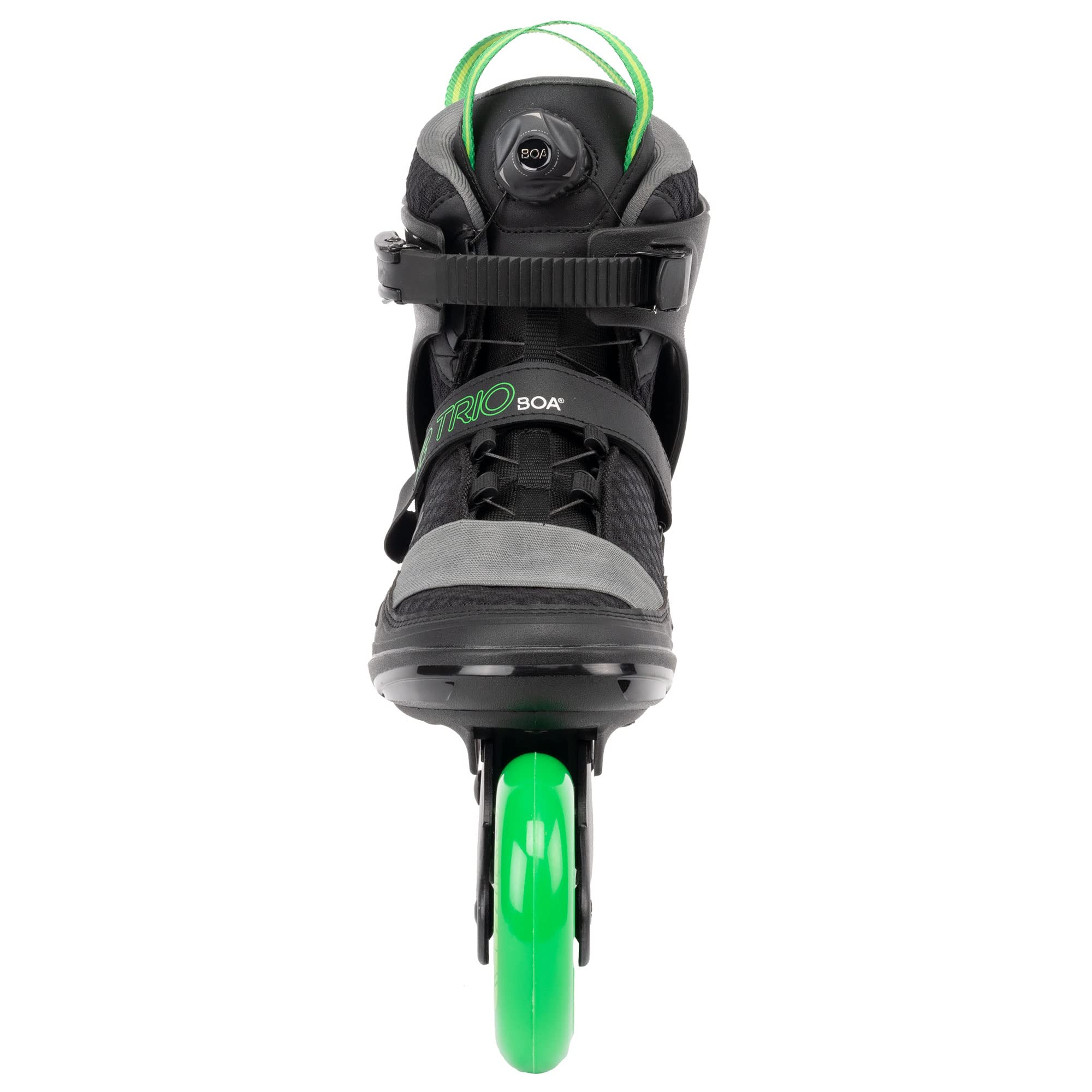 k2-trio-lt-100-boa-inline-skates-black-green image 5