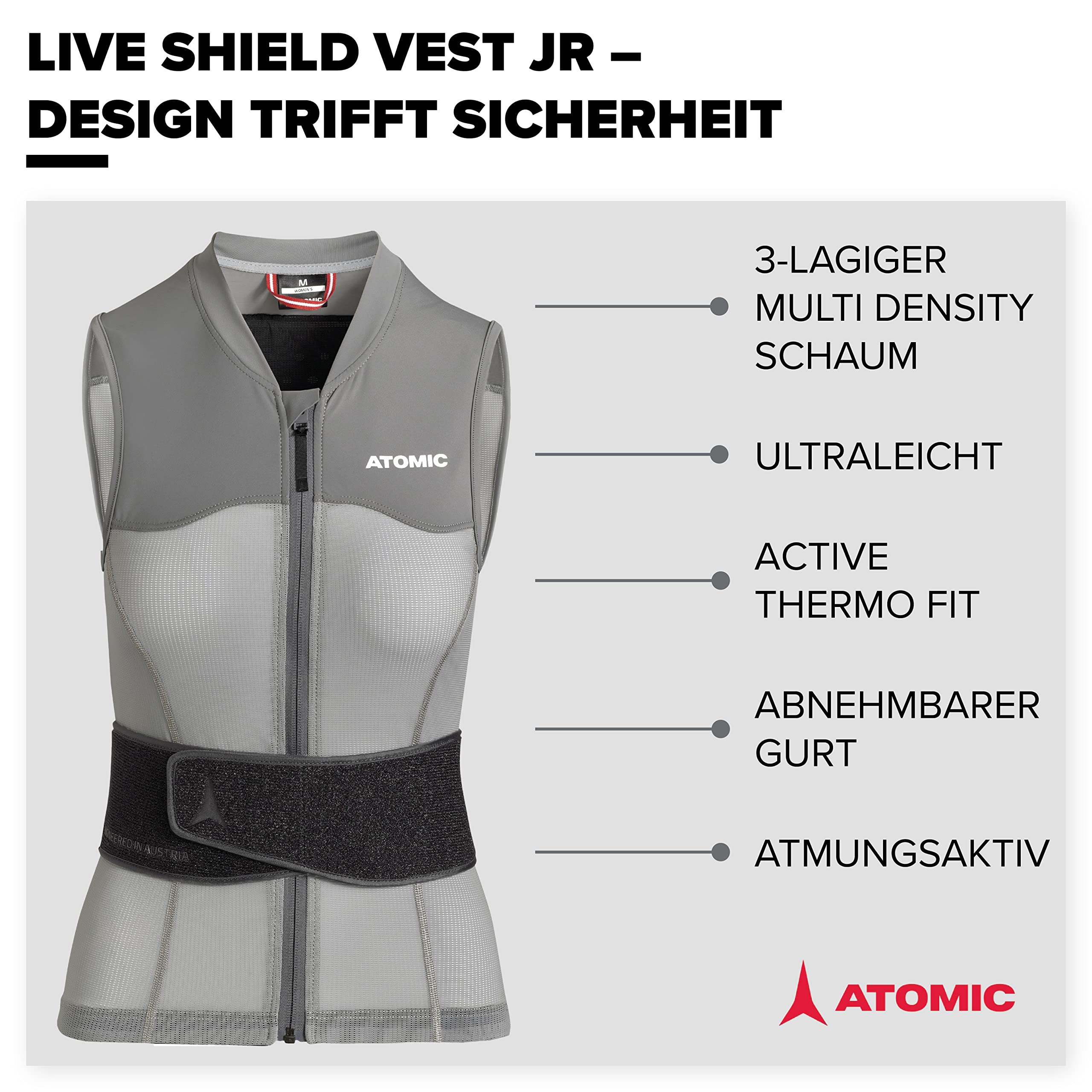 atomic-live-shield-vest-m-damen-r-ckenprotektor-weste-grau image 2