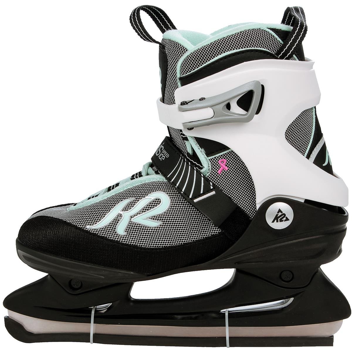 k2-alexis-speed-ice-damen-schlittschuhe-schwarz-wei-mint image 1