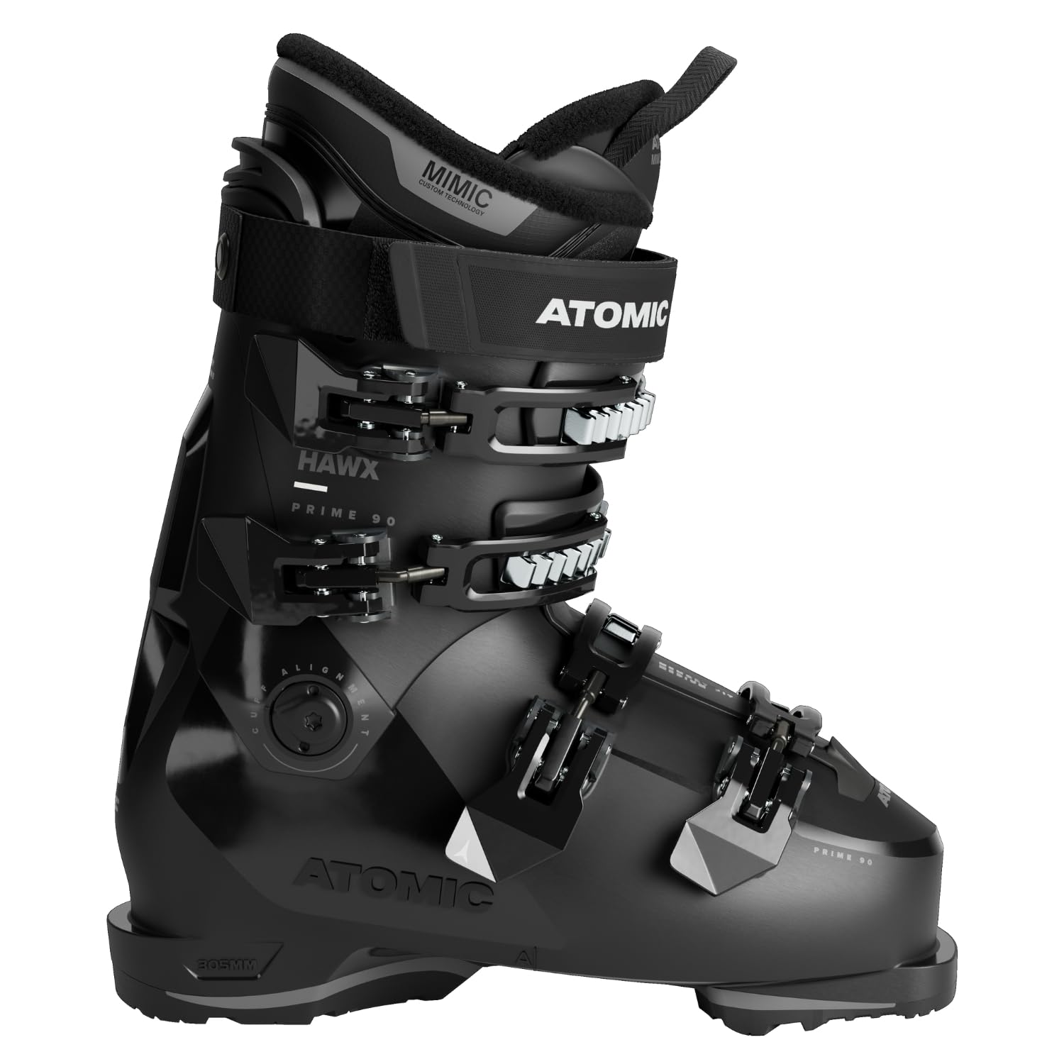 atomic-hawx-prime-90-skischuhe-schwarz-anthrazit-gr-37-5-38-100-mm image 1