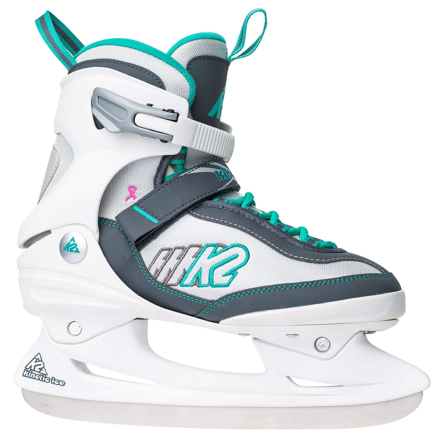 k2-kinetic-ice-w-damen-schlittschuhe-wei-gr-n-softboot image 1