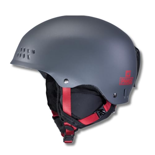 k2-phase-skihelm-2025-gunmetal-hartschale image 2