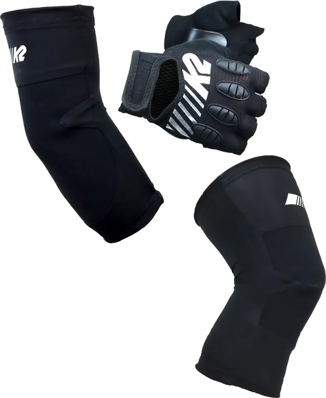 k2-redline-race-schonerset-2025-black-knie-ellbogen-handgelenk image 1