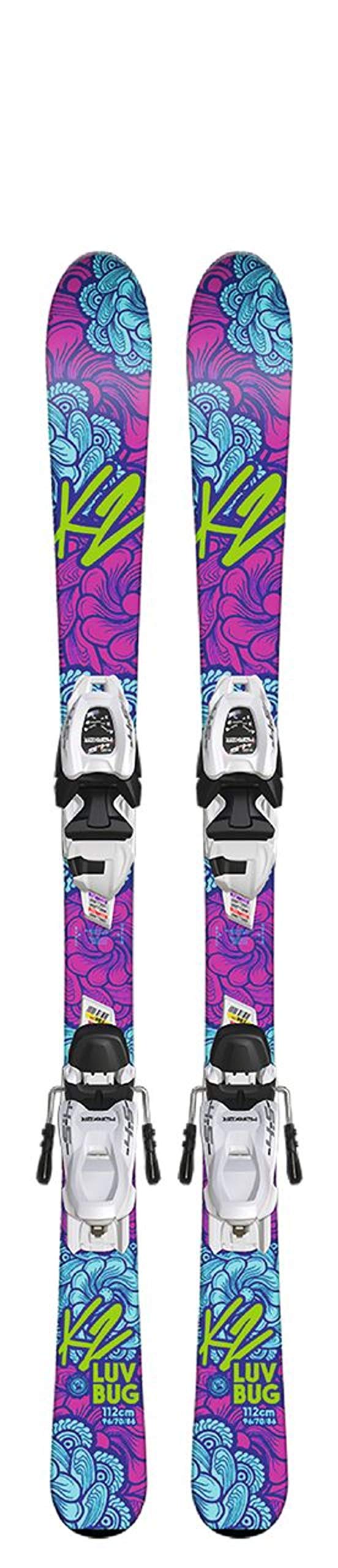 k2-luv-bug-fdt-4-5-kinder-ski-set-mit-bindung image 1