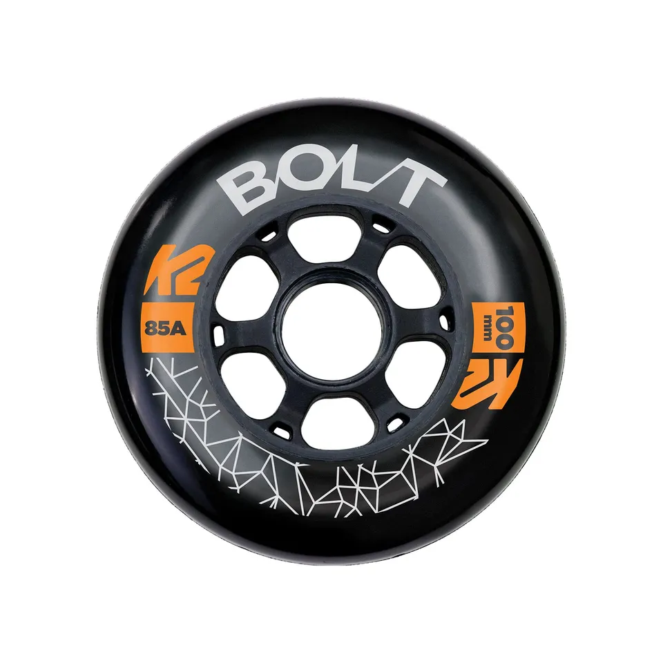 k2-bolt-100-mm-85a-4-wheel-pack-inline-rollen-schwarz image 1