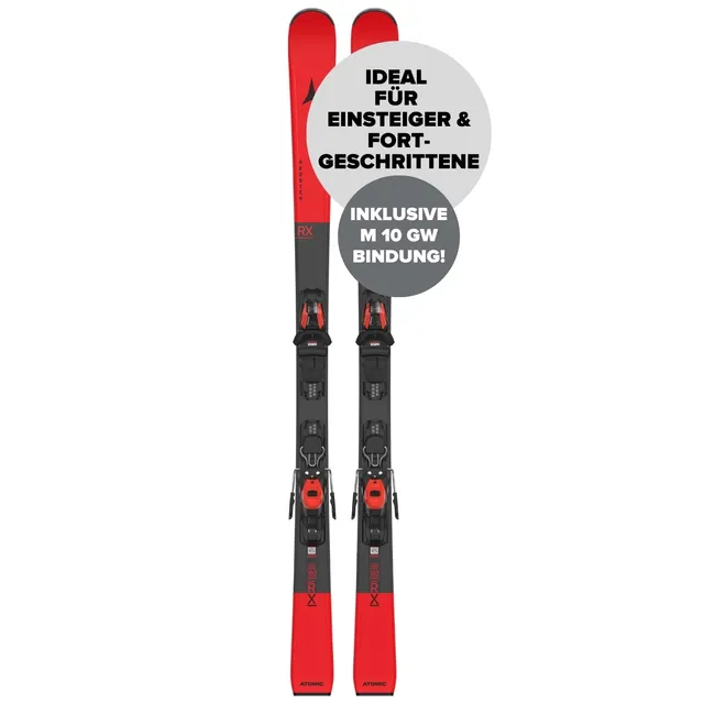 atomic-redster-rx-ski-mit-bindung-71-mm-bend-x-f-r-damen-und-herren image 1