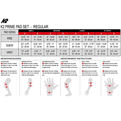 k2-prime-schonerset-2024-black-red-hand-ellenbogen-knieschoner image 7