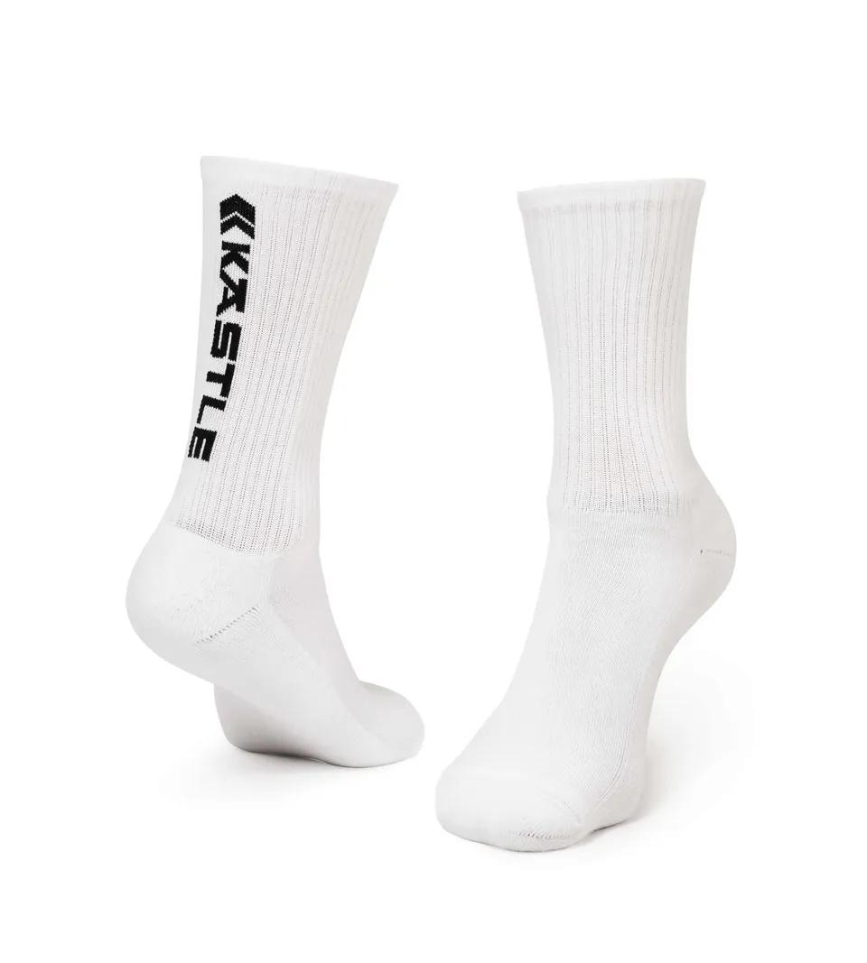 k-stle-white-socks-tennissocken-unisex image 1