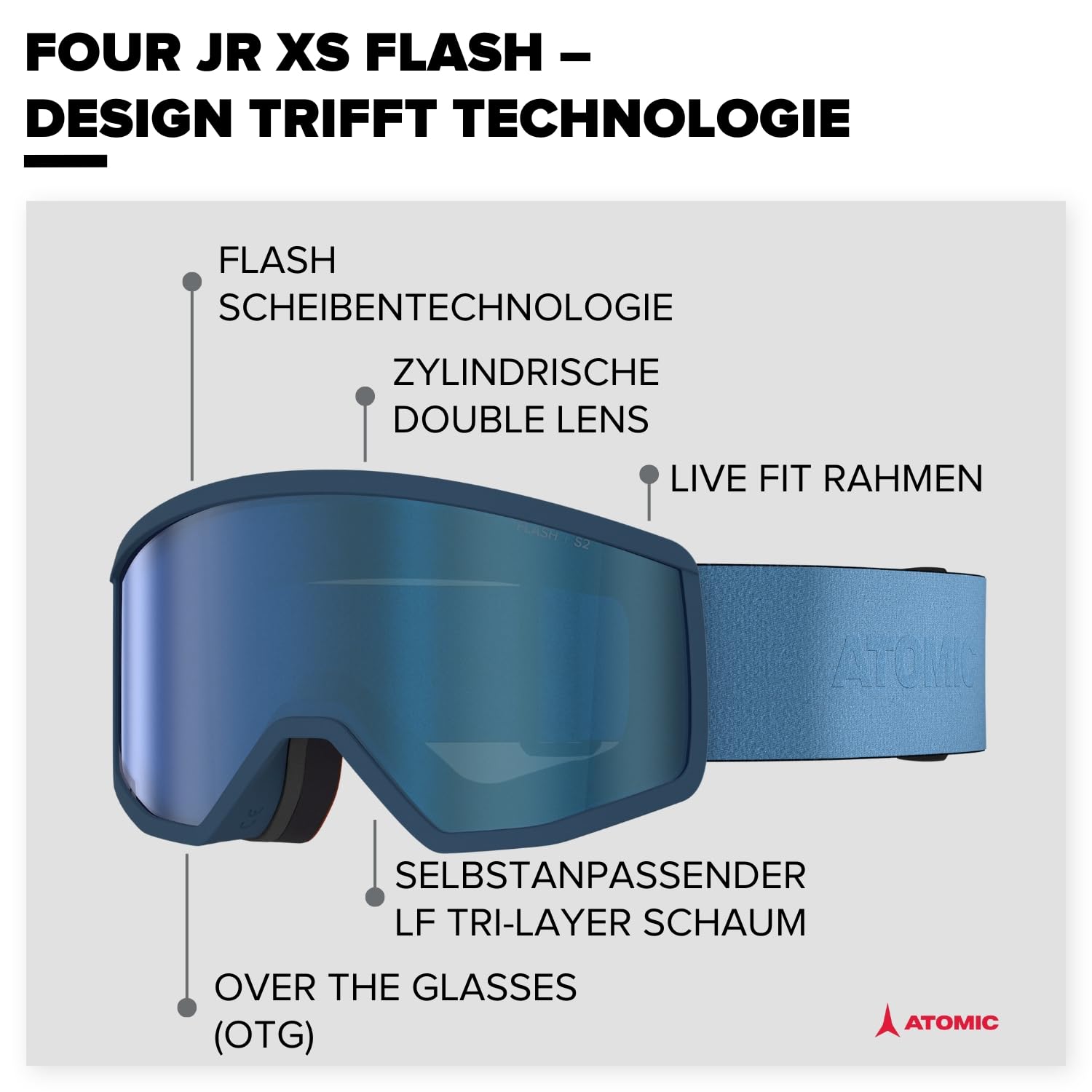 atomic-four-jr-flash-count-jr-kinder-skibrille image 2