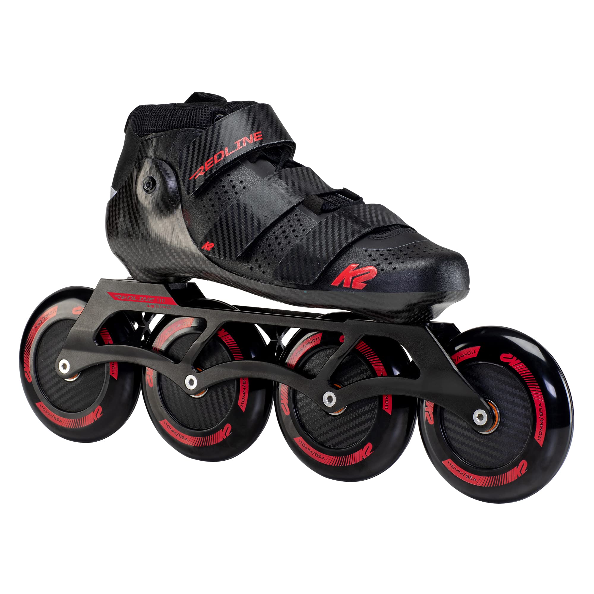 k2-redline-110-inline-skate-2025-black-red-marathon-speed-skate image 6