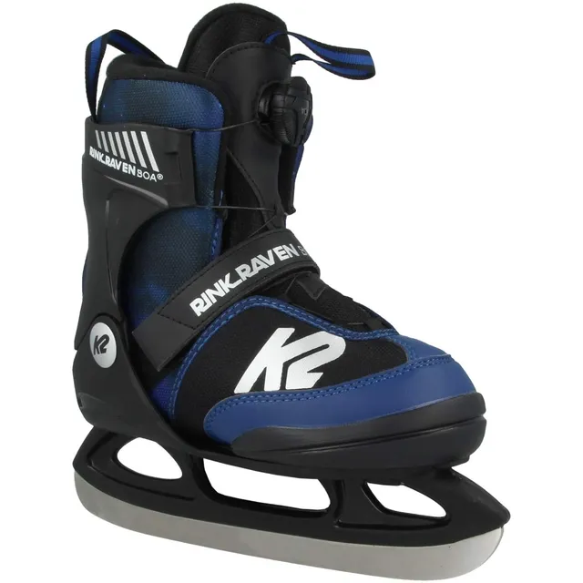 k2-rink-raven-boa-kinder-schlittschuhe-schwarz-verstellbar image 1