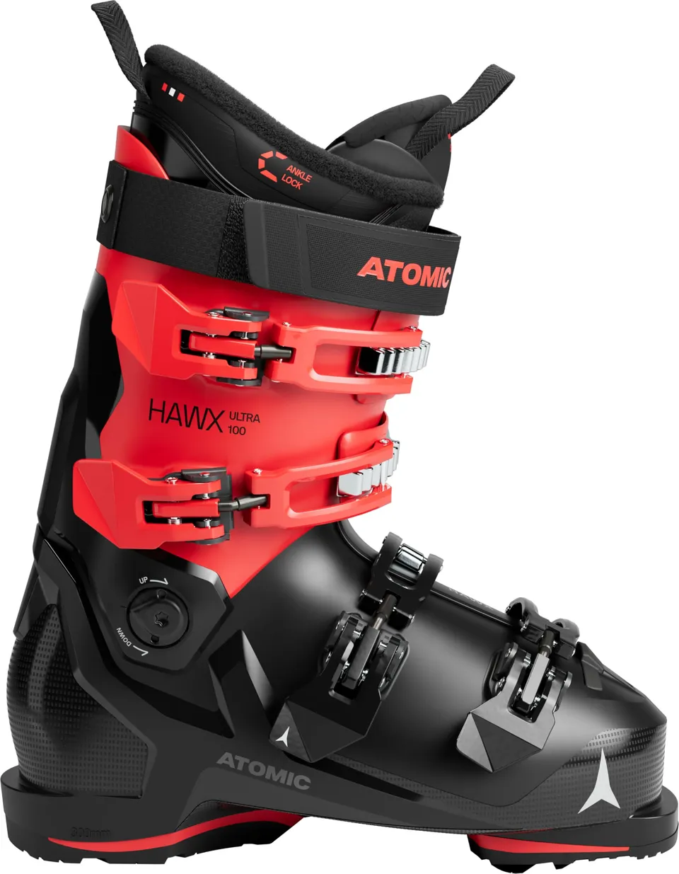atomic-hawx-ultra-100-skischuhe-schwarz-rot-98-mm-gr-en-38-47 image 1