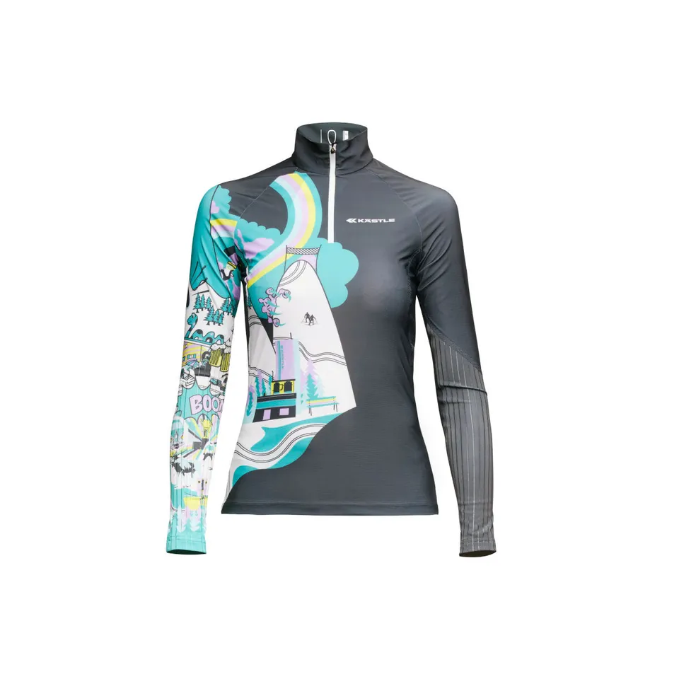 k-stle-nordic-funky-race-shirt-women-damen-langlauf-zip-shirt image 1