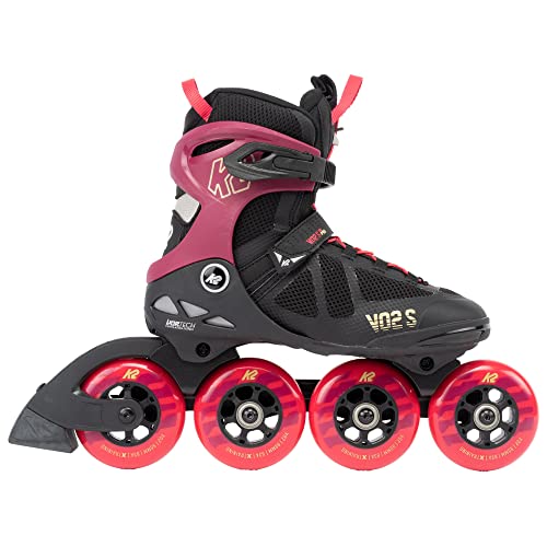 k2-vo2-s-90-w-inline-skate-2025-burgundy-pink-damen-fitness-inliner-90mm image 7
