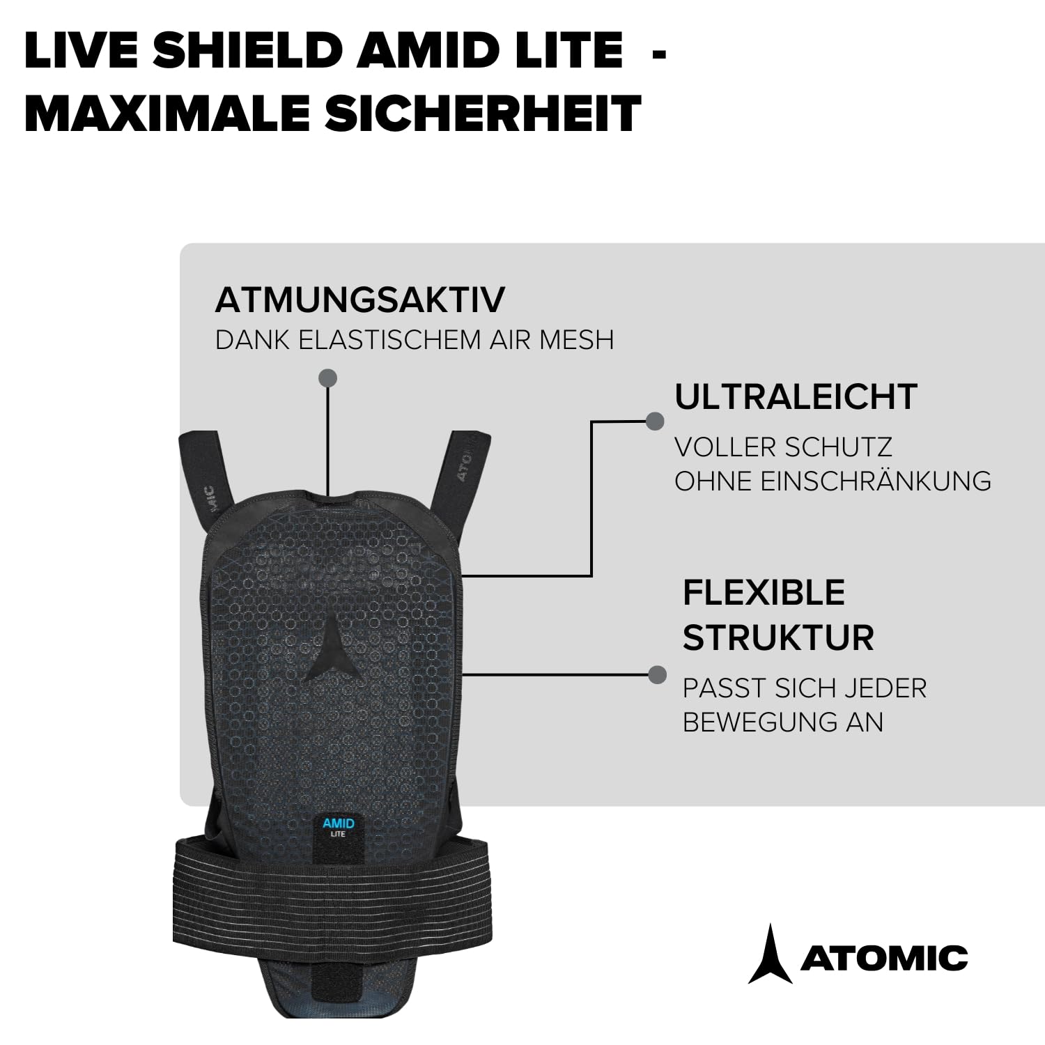atomic-live-shield-amid-lite-vest-protektorenweste-level-1-r-ckenprotektor image 2
