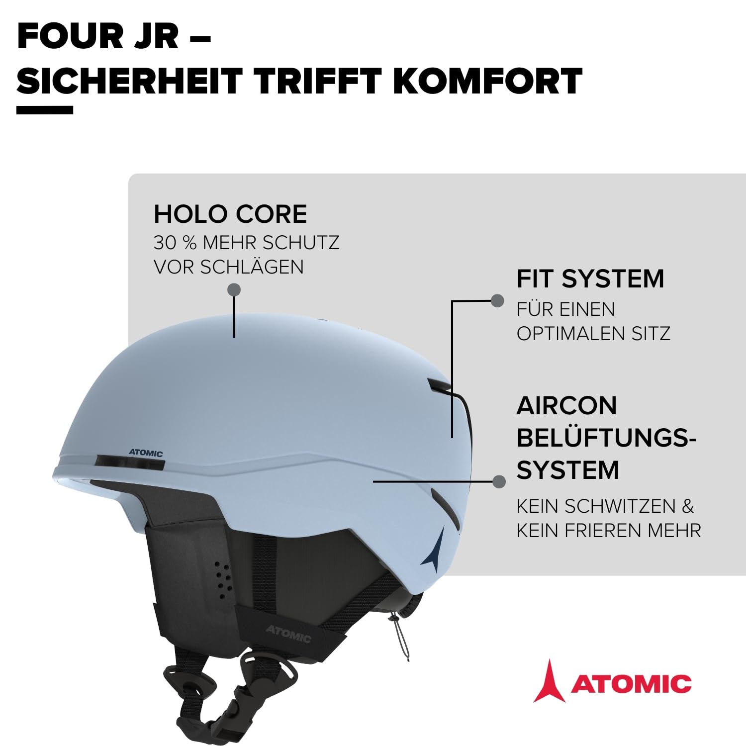atomic-four-jr-ski-snowboard-helm-kinder image 2