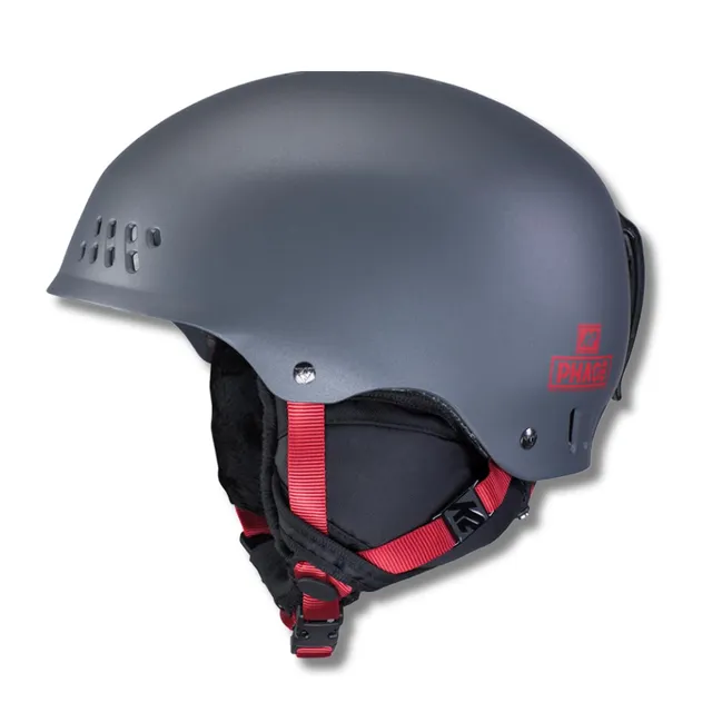 k2-phase-skihelm-2025-gunmetal-hartschale image 1