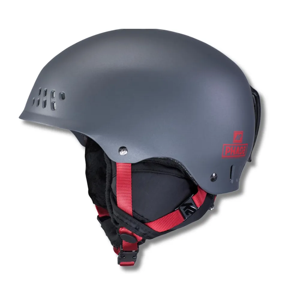 k2-phase-skihelm-2025-gunmetal-hartschale image 1
