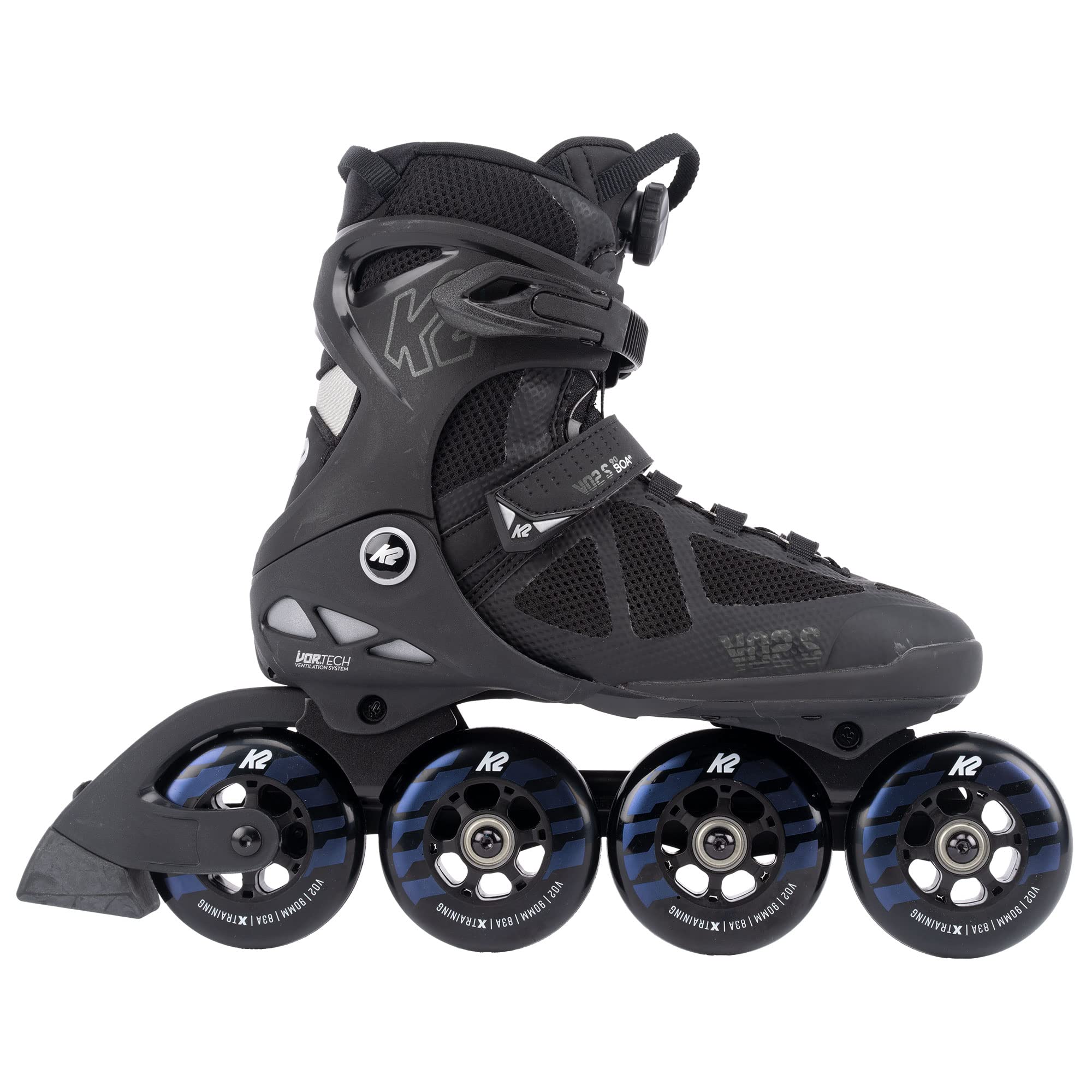 k2-vo2-s-90-boa-inline-skate-2025-black-night image 2