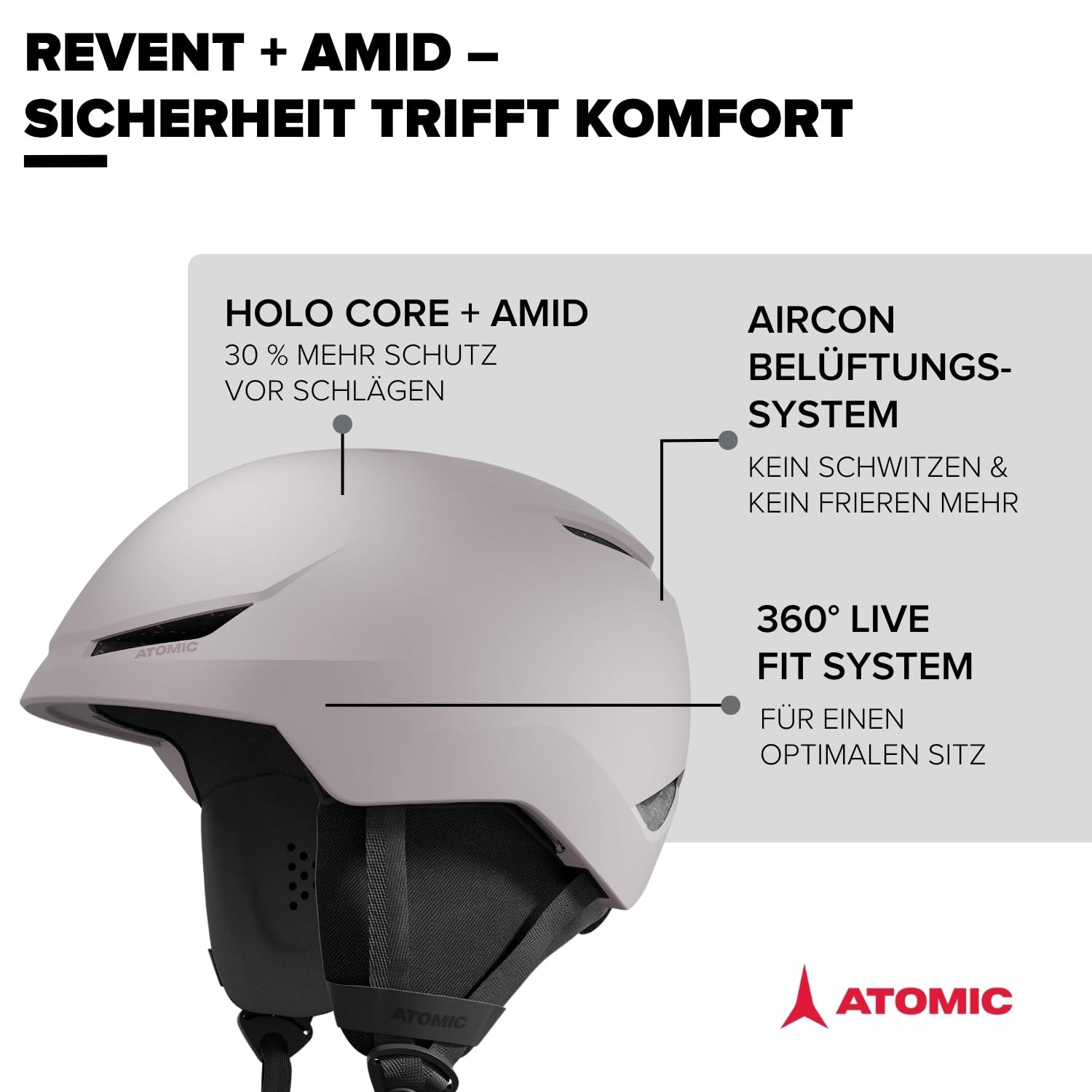 atomic-revent-lite-skihelm-mit-360-fit-und-active-aircon image 2